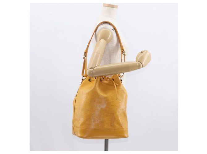 LOUIS VUITTON Borsa a Spalla Epi Noe Tassili Gialla M44009 LV Auth 158235 - vista 20