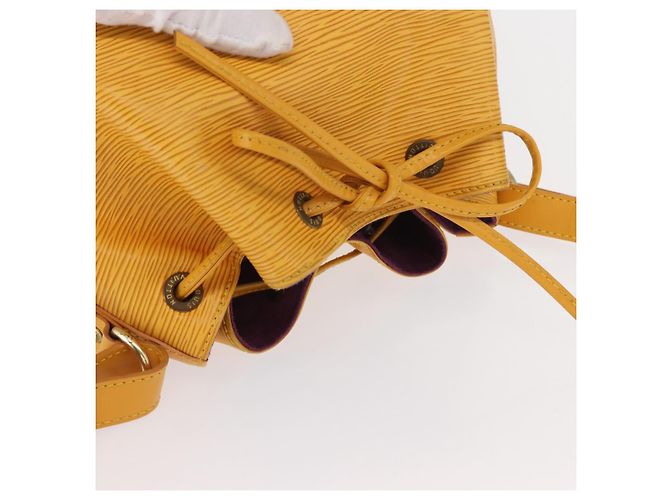 LOUIS VUITTON Borsa a Spalla Epi Noe Tassili Gialla M44009 LV Auth 158235 - vista 6