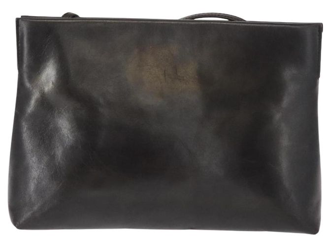 Salvatore Ferragamo Borsa a Spalla Vala in Pelle Marrone Scuro Oro Auth BA9386 D'oro - vista 3