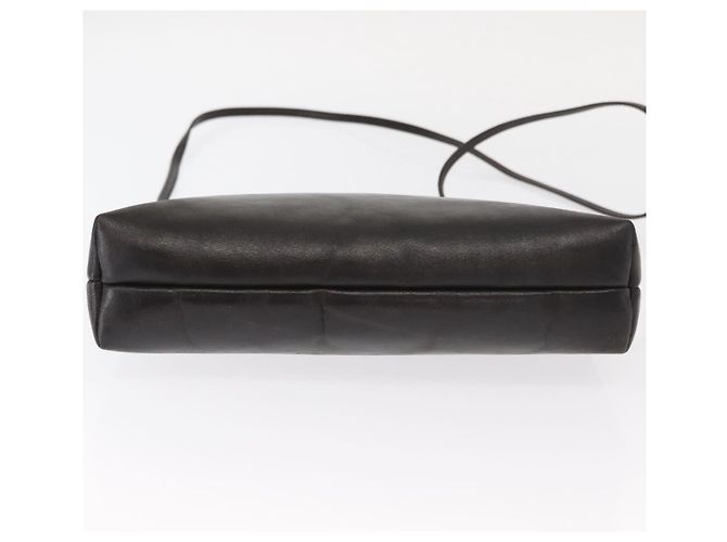 Salvatore Ferragamo Borsa a Spalla Vala in Pelle Marrone Scuro Oro Auth BA9386 D'oro - vista 9
