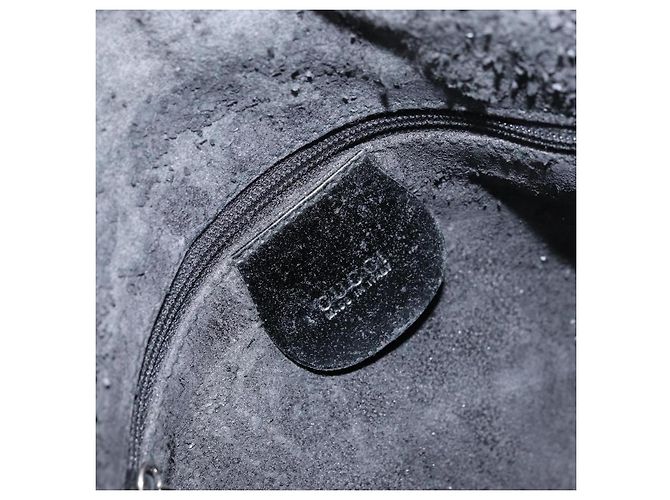 Bolsa de Ombro GUCCI Esmalte Preto Auth 160485 - vista 16