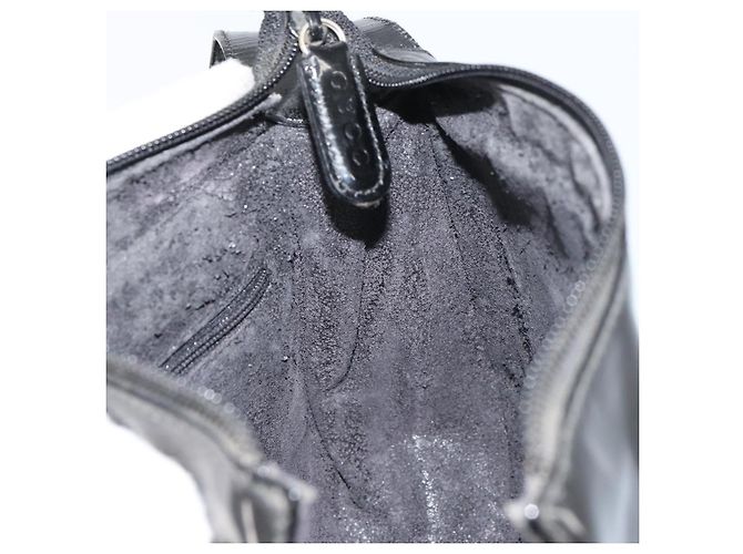 Bolsa de Ombro GUCCI Esmalte Preto Auth 160485 - vista 18