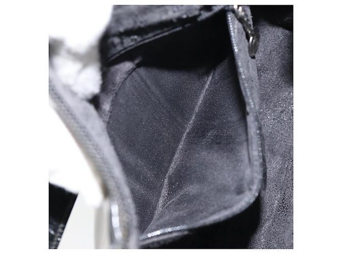 Bolsa de Ombro GUCCI Esmalte Preto Auth 160485 - vista 21