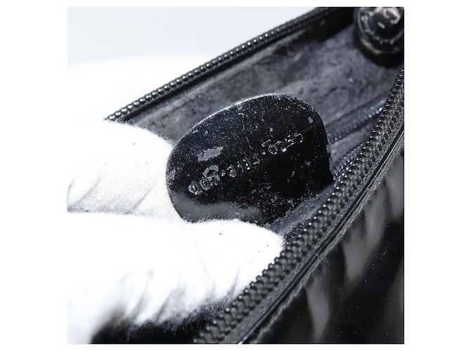 Bolsa de Ombro GUCCI Esmalte Preto Auth 160485 - vista 22