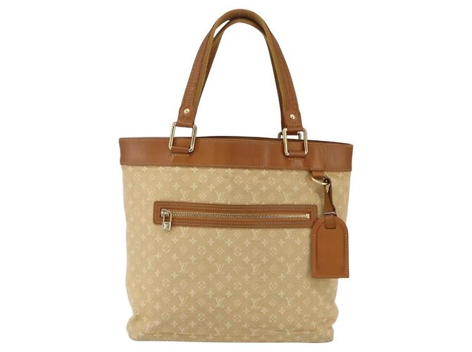 LOUIS VUITTON Borsa Tote Mini Lucille GM Monogram Beige M92683 LV Auth ep12640 - vista 2