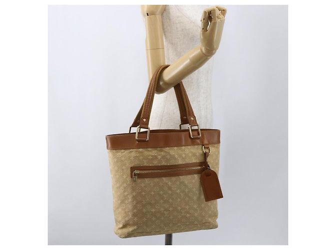 LOUIS VUITTON Borsa Tote Mini Lucille GM Monogram Beige M92683 LV Auth ep12640 - vista 27
