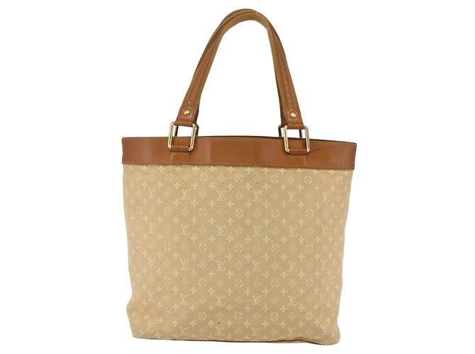 LOUIS VUITTON Borsa Tote Mini Lucille GM Monogram Beige M92683 LV Auth ep12640 - vista 3