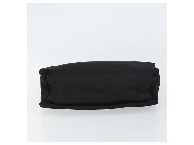 PRADA Borsa a mano in nylon nero argento Auth 159055 - vista 9