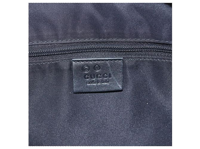 Borsa a mano GUCCI in tela nera e oro 248270 Auth ka1280 Nero D'oro - vista 15
