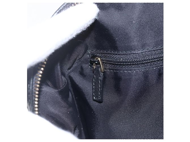 Borsa a mano GUCCI in tela nera e oro 248270 Auth ka1280 Nero D'oro - vista 16