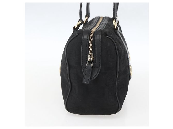 Borsa a mano GUCCI in tela nera e oro 248270 Auth ka1280 Nero D'oro - vista 4
