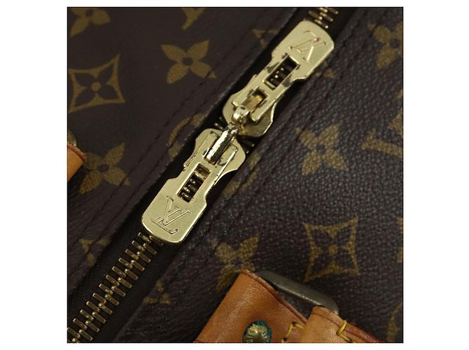 LOUIS VUITTON Borsa Boston Monogram Keepall 60 M41422 LV Auth BA9012 Monogramma - vista 17