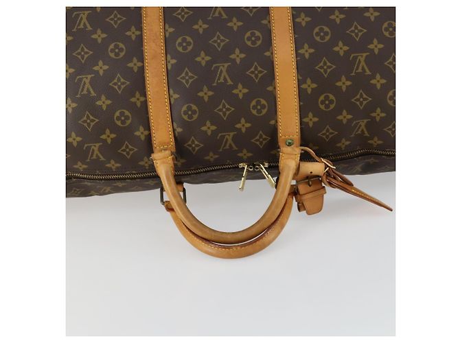 LOUIS VUITTON Borsa Boston Monogram Keepall 60 M41422 LV Auth BA9012 Monogramma - vista 7