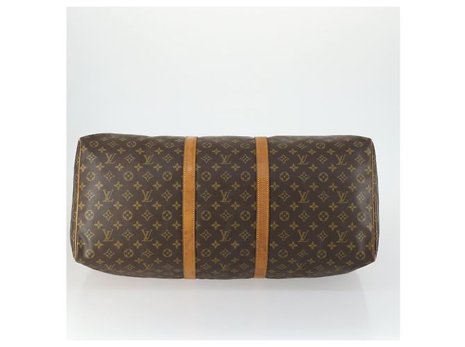 LOUIS VUITTON Borsa Boston Monogram Keepall 60 M41422 LV Auth BA9012 Monogramma - vista 9