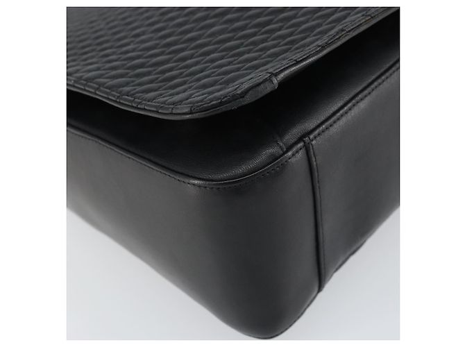 BALLY Borsa Tote in Pelle Nera Oro Auth BA9361 Nero D'oro - vista 11