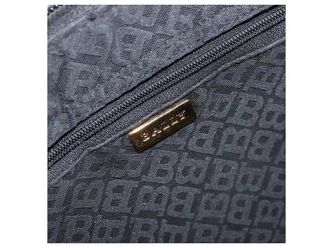 BALLY Borsa Tote in Pelle Nera Oro Auth BA9361 Nero D'oro - vista 15