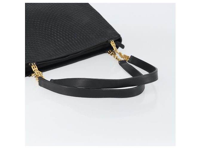 BALLY Borsa Tote in Pelle Nera Oro Auth BA9361 Nero D'oro - vista 7