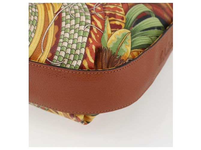 Borsa a Spalla Salvatore Ferragamo Marrone Oro Auth ka1379 D'oro - vista 12