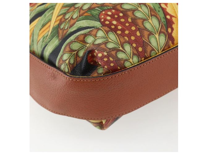 Borsa a Spalla Salvatore Ferragamo Marrone Oro Auth ka1379 D'oro - vista 13