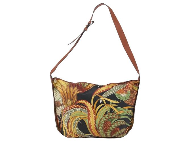 Borsa a Spalla Salvatore Ferragamo Marrone Oro Auth ka1379 D'oro - vista 2