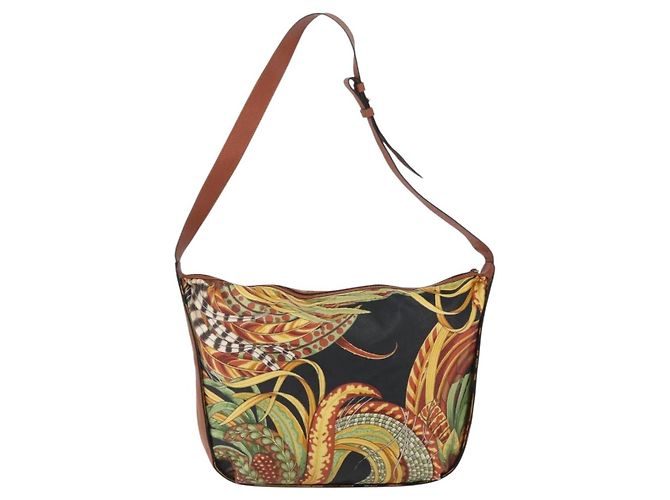 Borsa a Spalla Salvatore Ferragamo Marrone Oro Auth ka1379 D'oro - vista 3