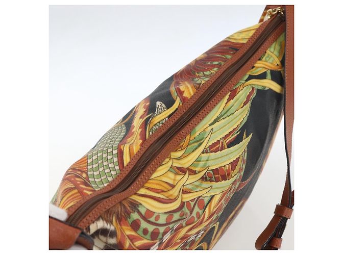 Borsa a Spalla Salvatore Ferragamo Marrone Oro Auth ka1379 D'oro - vista 6