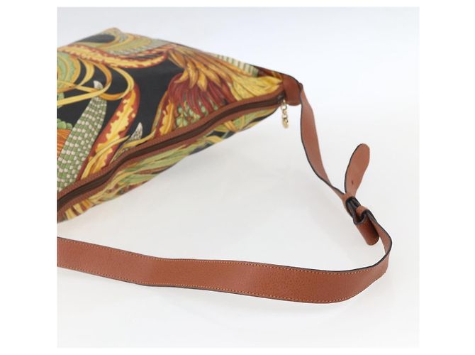 Borsa a Spalla Salvatore Ferragamo Marrone Oro Auth ka1379 D'oro - vista 7