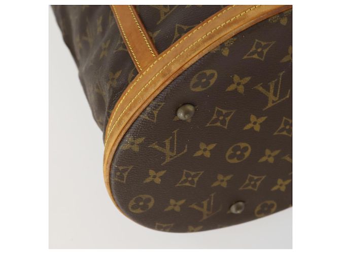 LOUIS VUITTON Borsa a Spalla Monogram Bucket GM M42236 LV Auth 155534 Monogramma - vista 11