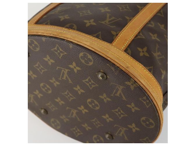 LOUIS VUITTON Borsa a Spalla Monogram Bucket GM M42236 LV Auth 155534 Monogramma - vista 12