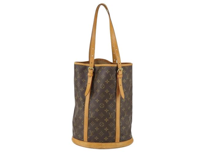 LOUIS VUITTON Borsa a Spalla Monogram Bucket GM M42236 LV Auth 155534 Monogramma - vista 3