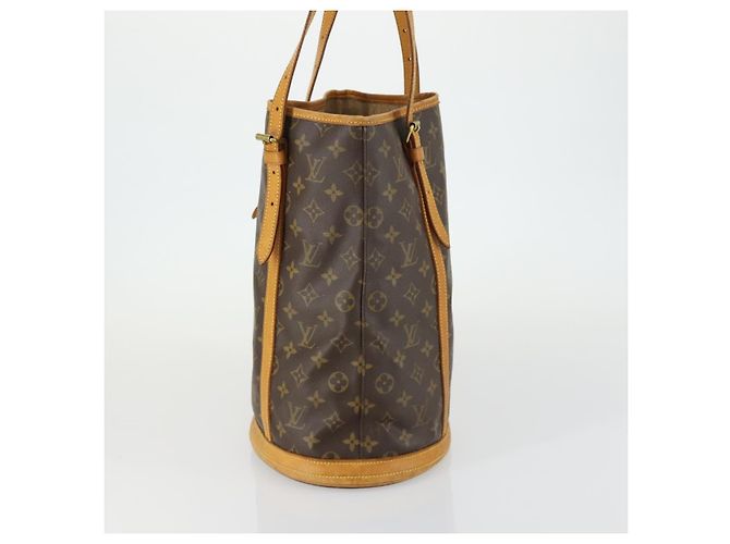LOUIS VUITTON Borsa a Spalla Monogram Bucket GM M42236 LV Auth 155534 Monogramma - vista 5