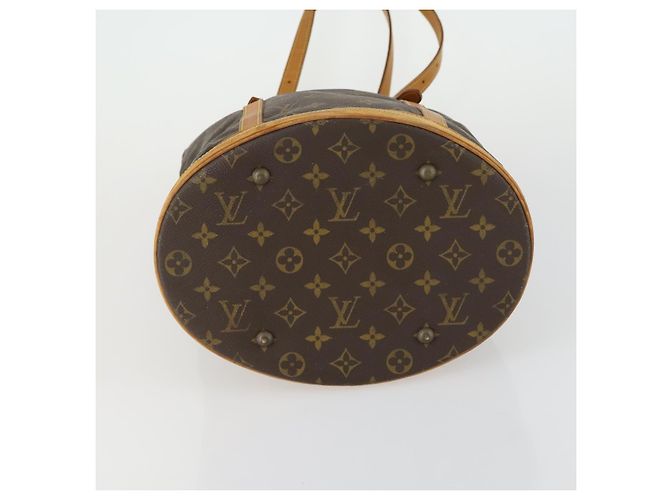 LOUIS VUITTON Borsa a Spalla Monogram Bucket GM M42236 LV Auth 155534 Monogramma - vista 9