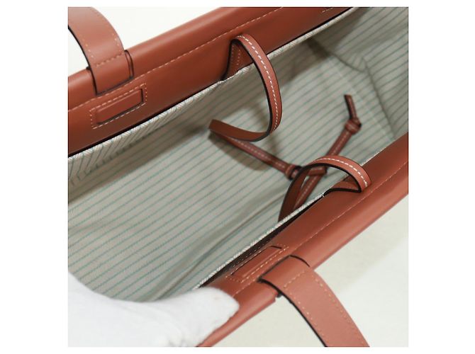 LOEWE Anagram Tasche aus Canvas Hellgrün Auth 159034 - Ansicht 18
