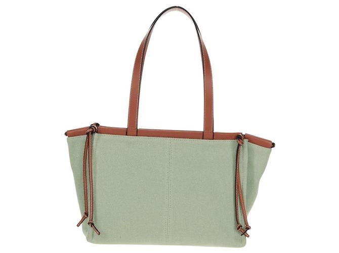 LOEWE Anagram Tasche aus Canvas Hellgrün Auth 159034 - Ansicht 4
