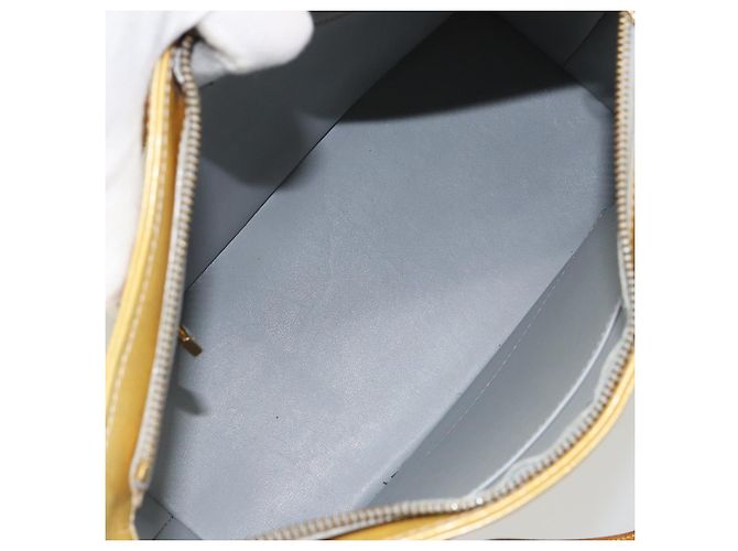 LOUIS VUITTON Borsa a Mano Houston Monogram Vernis Grigio M91053 LV Auth 159249 - vista 19