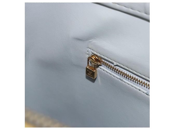 LOUIS VUITTON Borsa a Mano Houston Monogram Vernis Grigio M91053 LV Auth 159249 - vista 22