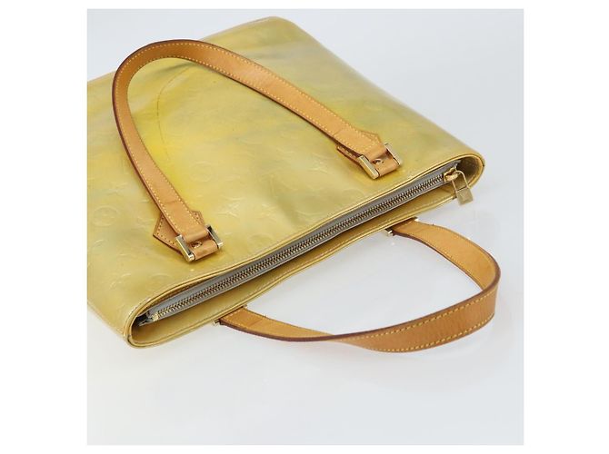 LOUIS VUITTON Borsa a Mano Houston Monogram Vernis Grigio M91053 LV Auth 159249 - vista 6