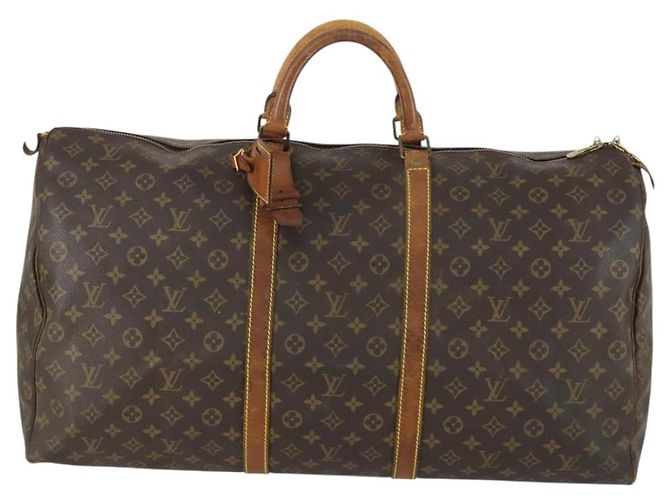 LOUIS VUITTON Borsa Boston Monogram Keepall 60 M41422 LV Auth gh1603 Monogramma - vista 2