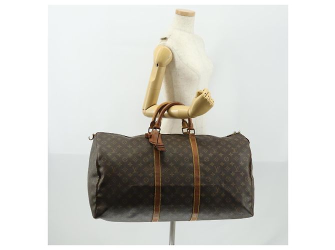 LOUIS VUITTON Borsa Boston Monogram Keepall 60 M41422 LV Auth gh1603 Monogramma - vista 24