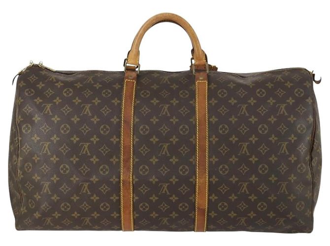 LOUIS VUITTON Borsa Boston Monogram Keepall 60 M41422 LV Auth gh1603 Monogramma - vista 3