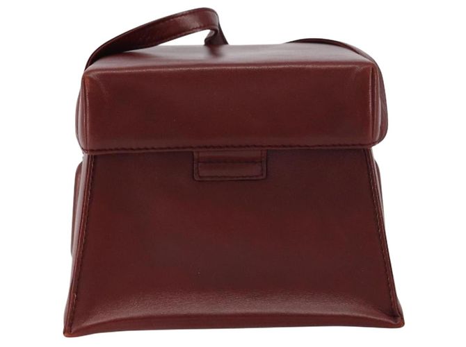 LOEWE Borsa a Spalla Anagram Pelle Rossa Oro Auth 160470 Rosso D'oro - vista 3