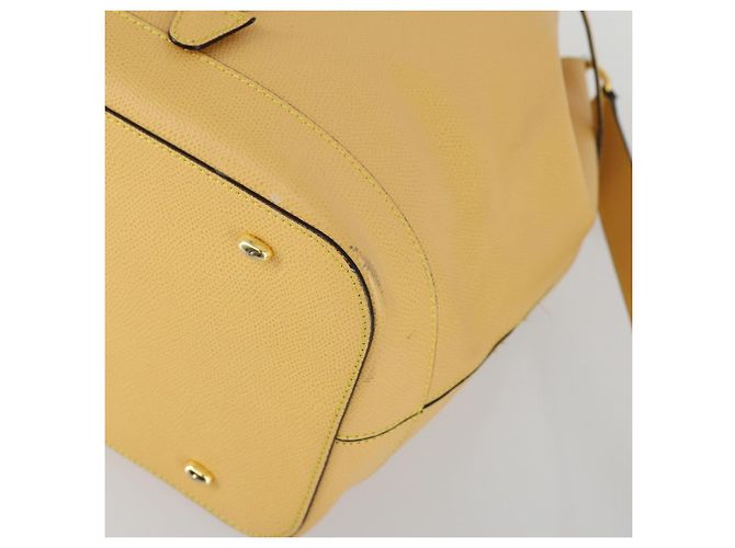 Céline Borsa a Spalla CELINE in Pelle Oro Giallo Auth 156885 D'oro - vista 10