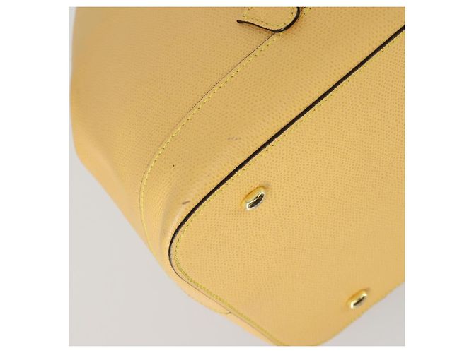 Céline Borsa a Spalla CELINE in Pelle Oro Giallo Auth 156885 D'oro - vista 11