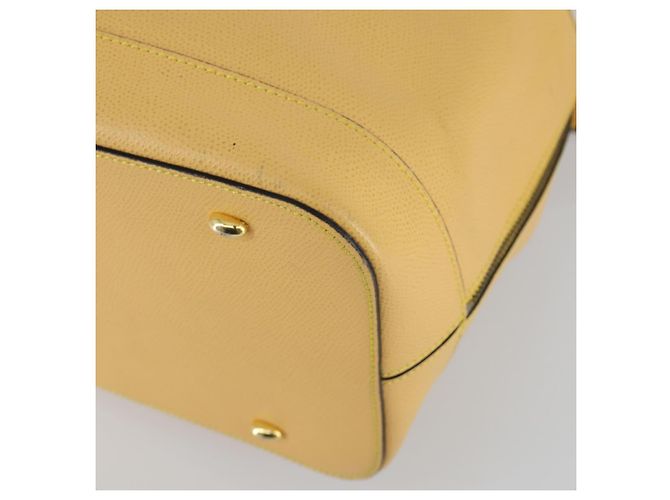 Céline Borsa a Spalla CELINE in Pelle Oro Giallo Auth 156885 D'oro - vista 12