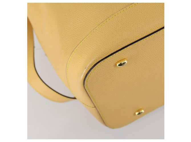 Céline Borsa a Spalla CELINE in Pelle Oro Giallo Auth 156885 D'oro - vista 13