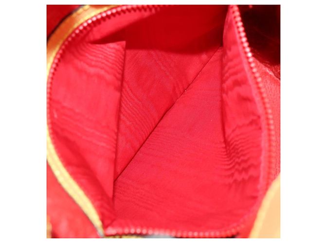 Céline Borsa a Spalla CELINE in Pelle Oro Giallo Auth 156885 D'oro - vista 21