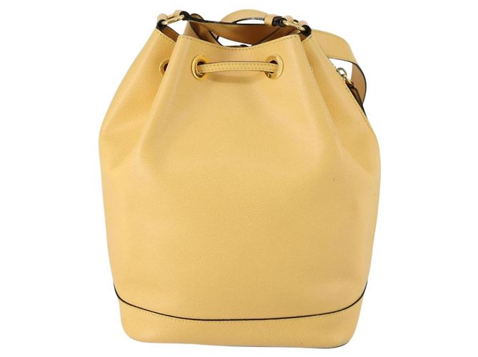 Céline Borsa a Spalla CELINE in Pelle Oro Giallo Auth 156885 D'oro - vista 3