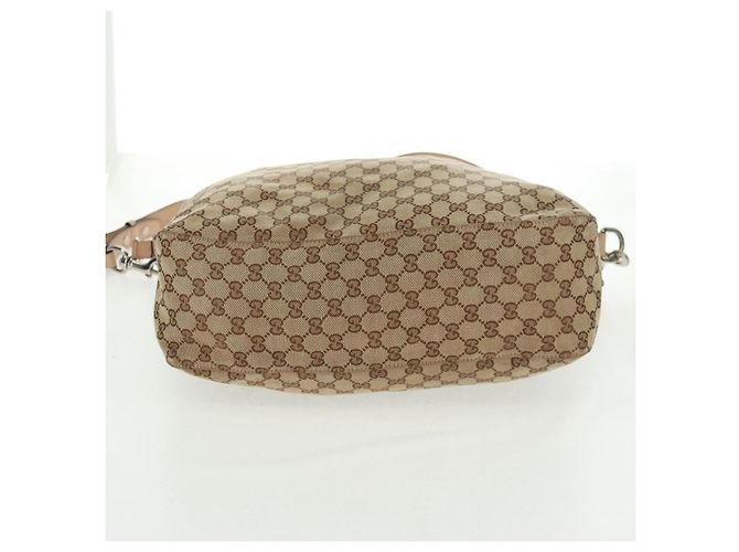 Borsa Tote GG Canvas Gucci 2way Beige Argento 232949 Auth ep12524 - vista 12