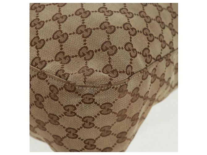 Borsa Tote GG Canvas Gucci 2way Beige Argento 232949 Auth ep12524 - vista 14
