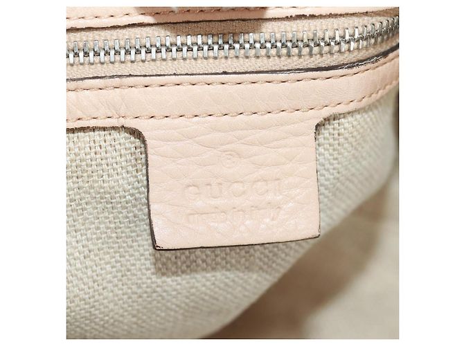 Borsa Tote GG Canvas Gucci 2way Beige Argento 232949 Auth ep12524 - vista 19